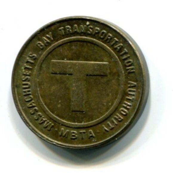Massachusetts Bay Transportation Token (b857-20) - Picture 2 of 2